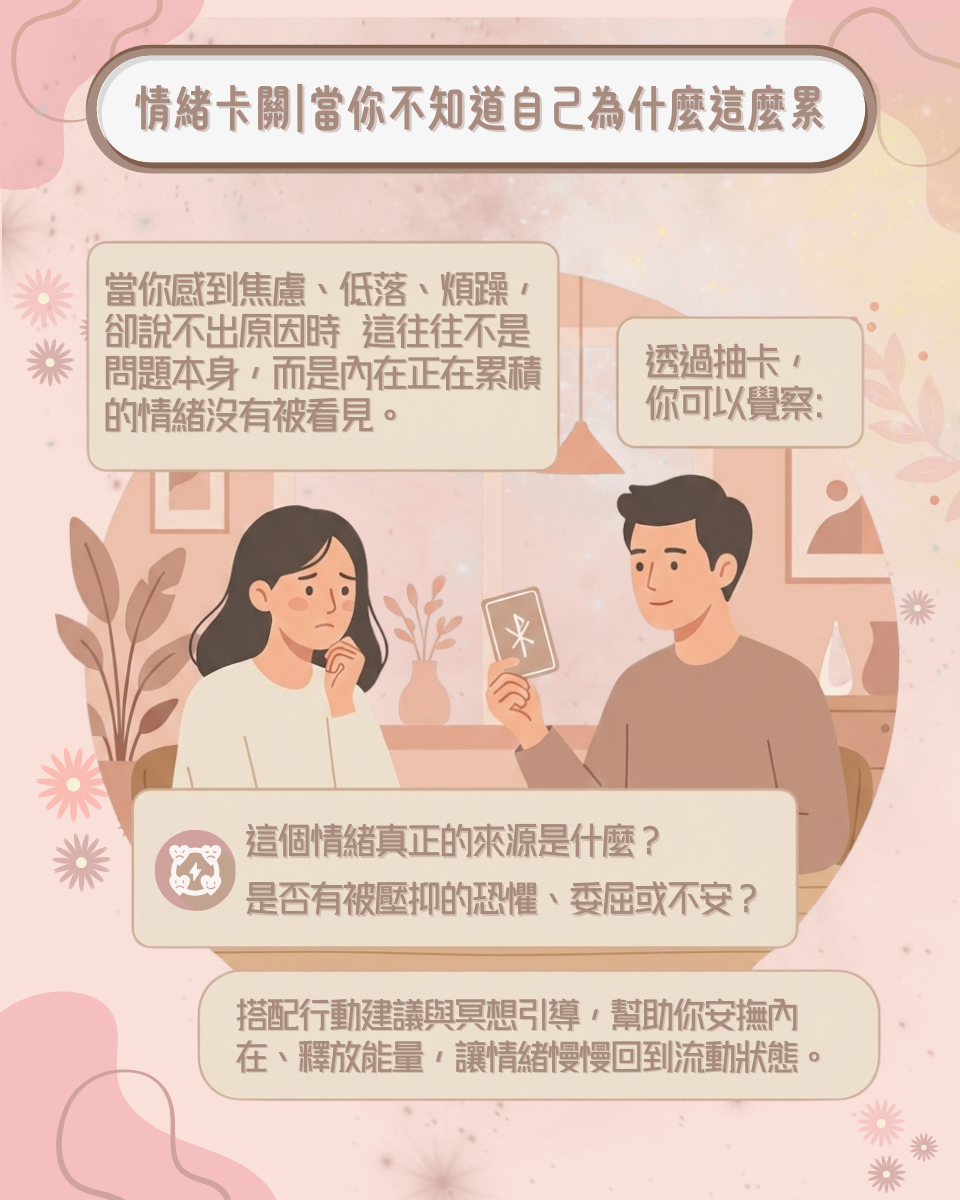 情緒卡關|當你不知道自己為什麼這麼累