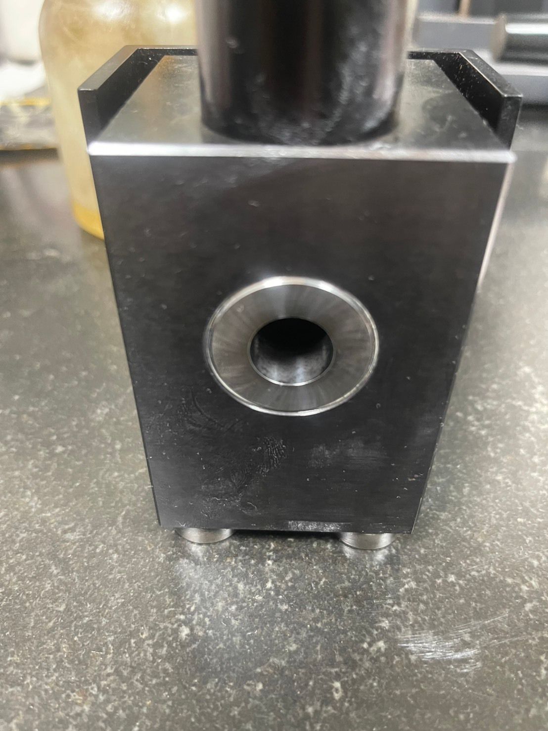 CNC光學測量工具孔徑生鏽 清除氧化後 乾淨如新.-2