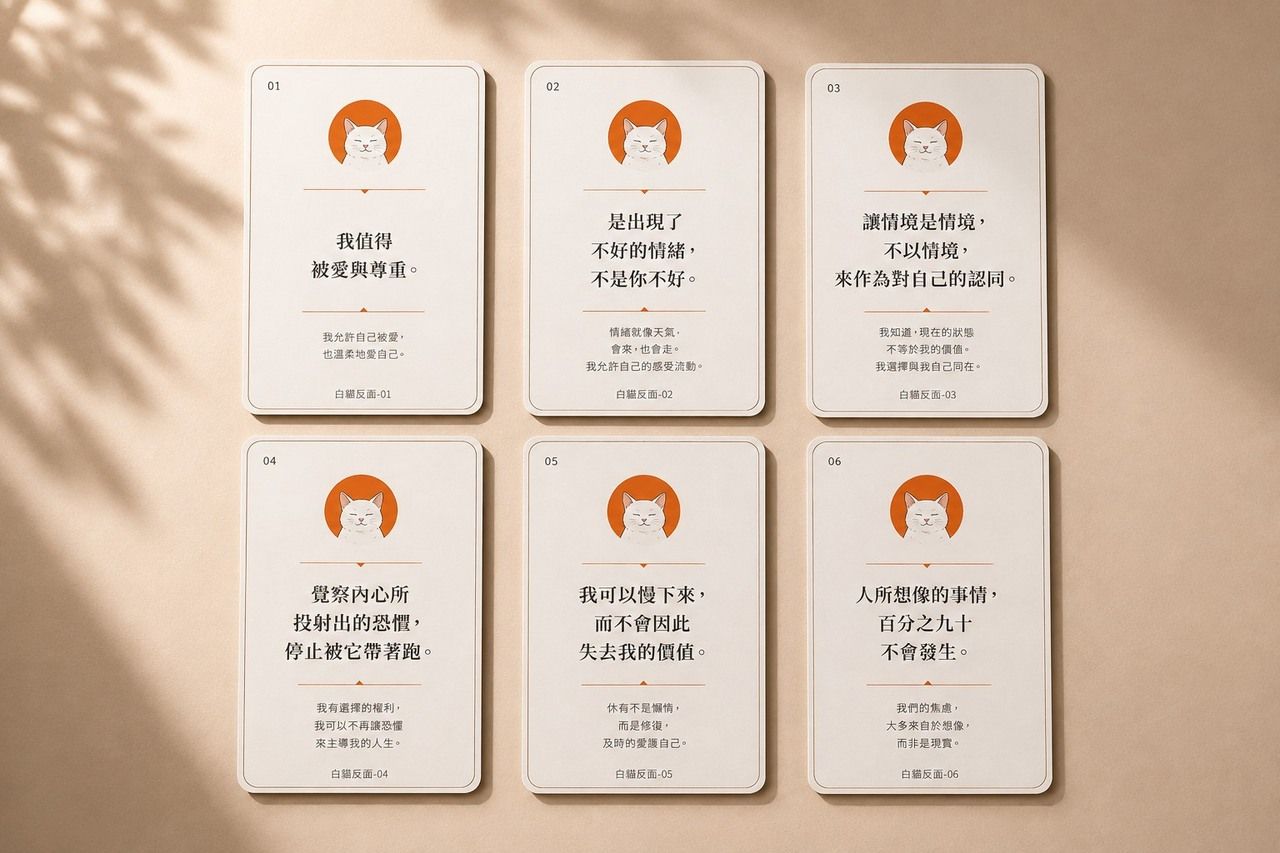 《心理安全感養成牌卡》｜從潛意識恐懼到內在安定的修復，蘇絢慧博士親自設計的心理練習工具