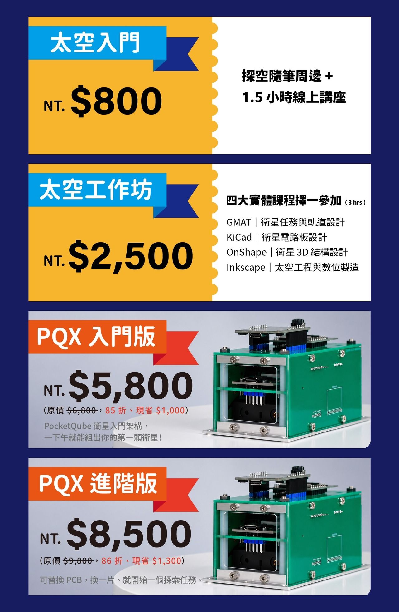 集資回饋方案比較,完整內容詳見方案文字說明