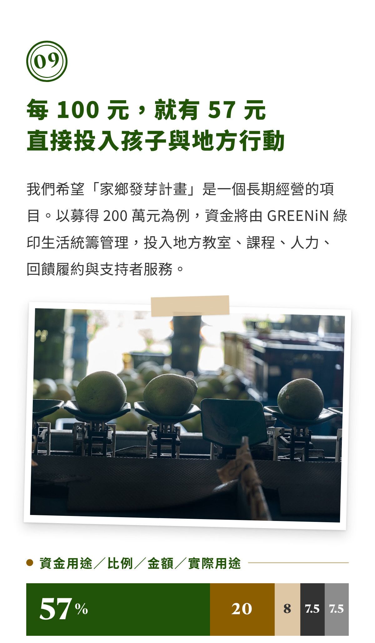 第九章｜每 100 元，就有 57 元直接投入孩子與地方行動（1）